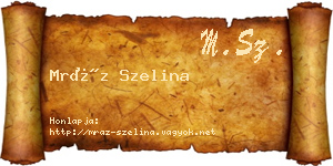 Mráz Szelina névjegykártya